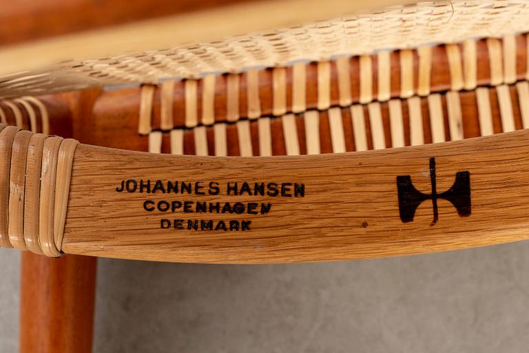 HANS J WEGNER, Karmstol, "The Chair" för Johannes Hansen, Danmark, 1950-tal.