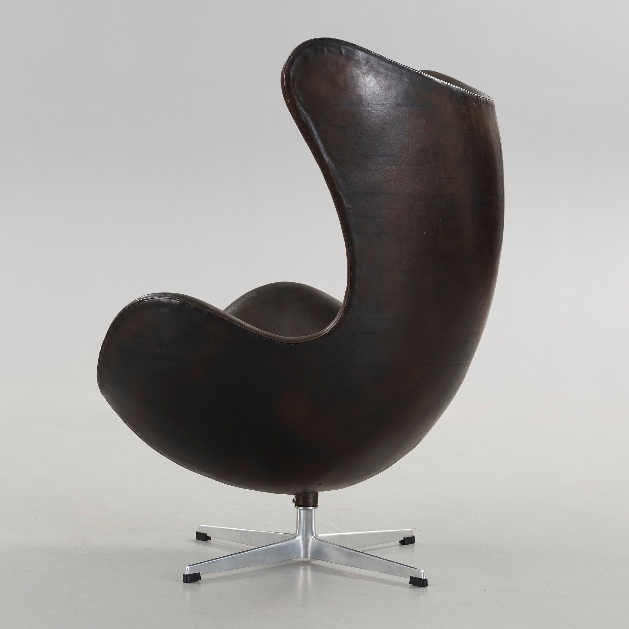 Arne Jacobsen, fåtölj, "Ägget", Fritz Hansen, Danmark 1963.