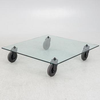 Gae Aulenti, soffbord, "Tavolo con Ruote", Fontana Arte.