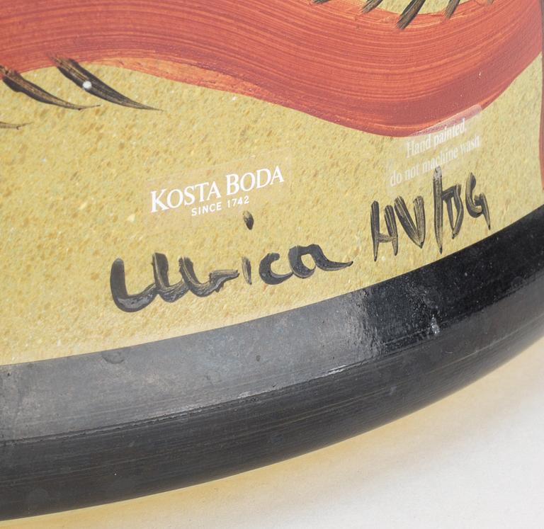 ULRICA HYDMAN-VALLIEN, SKÅL, glas, Kosta Boda.