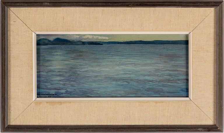 VÄINÖ HÄMÄLÄINEN, watercolour, signed Väinö Hämäläinen and dated -07.