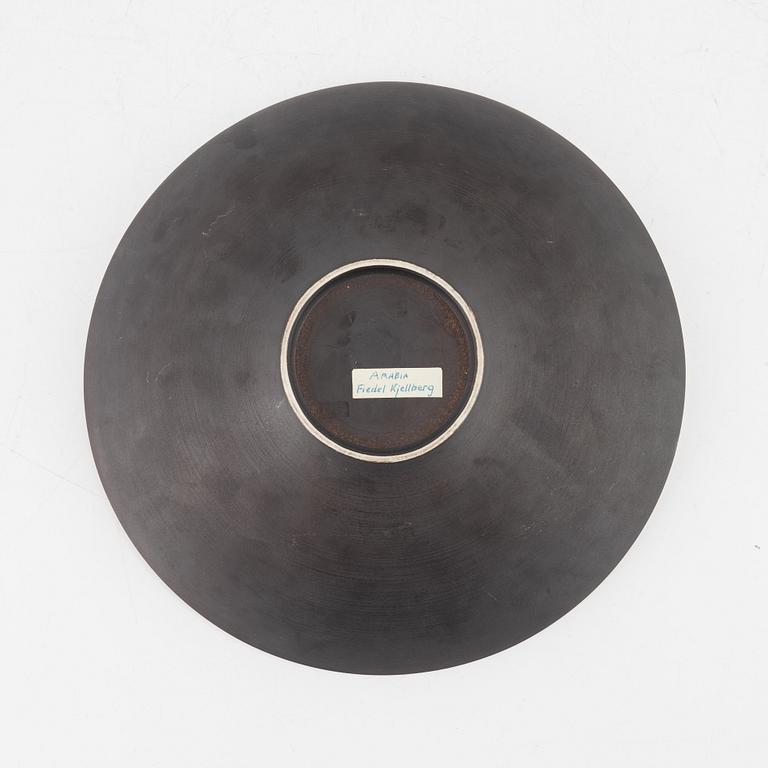 Friedl Holzer-Kjellberg, skålfat, stengods, Arabia, Finland.