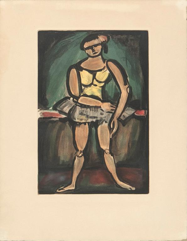 Georges Rouault, "Ballerina, pl. for Cirque d'André Suarès".