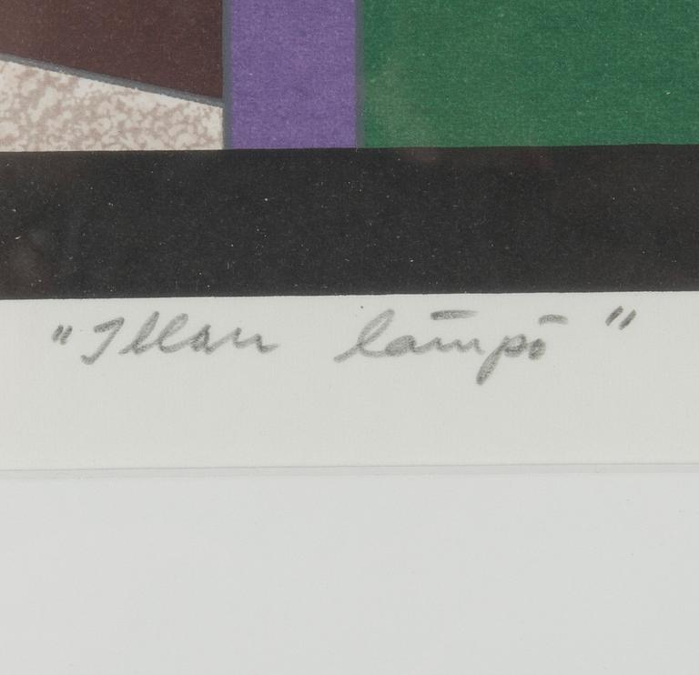 GÖRAN AUGUSTSON, serigrafi, signerad, daterad 2001 och numrerad 28/150.