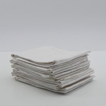 Napkins a total of 73 pcs damask various patterns first half of the 20th century.