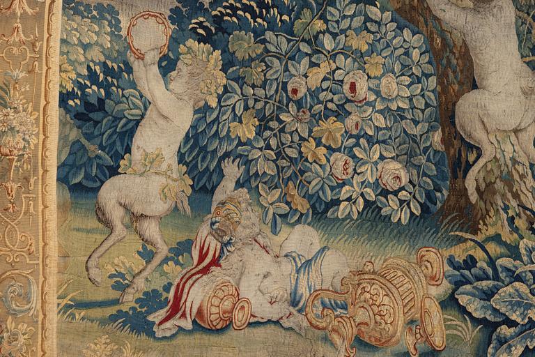 A flemish tapestry c. 292 x 210 cm, circa 1700.