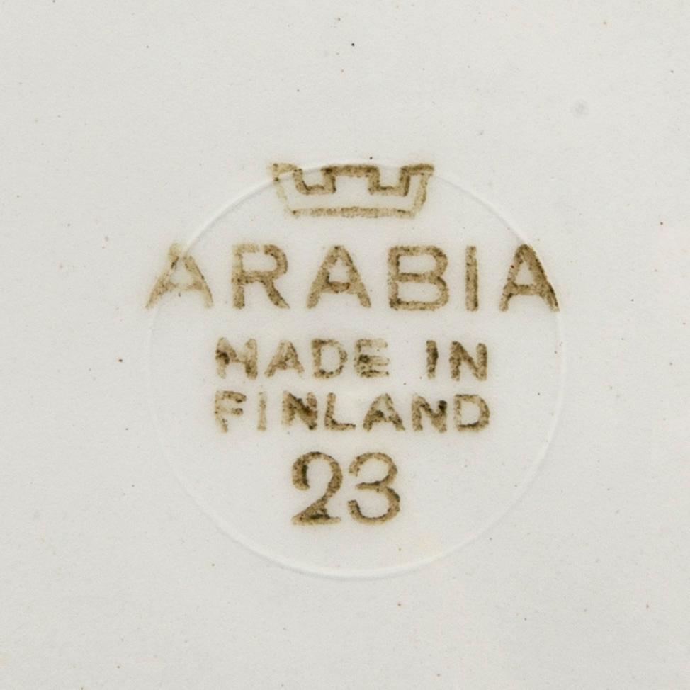 Reinhard Richter, servis, 58  delar, "Masema", Arabia flintgods Finland 1941-64.