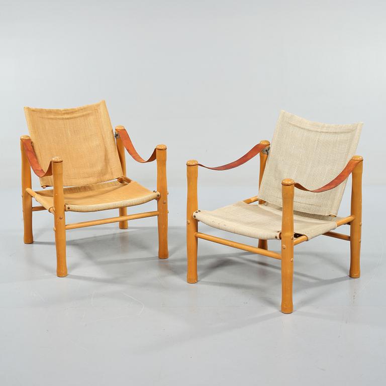 KARMSTOLAR, ett par, "Safari", Elias Svedberg, NK:s Triva-serie, 1950-tal.