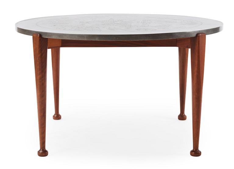 JOSEF FRANK & NILS FOUGSTEDT, soffbord, Firma Svenskt Tenn, Stockholm 1960.