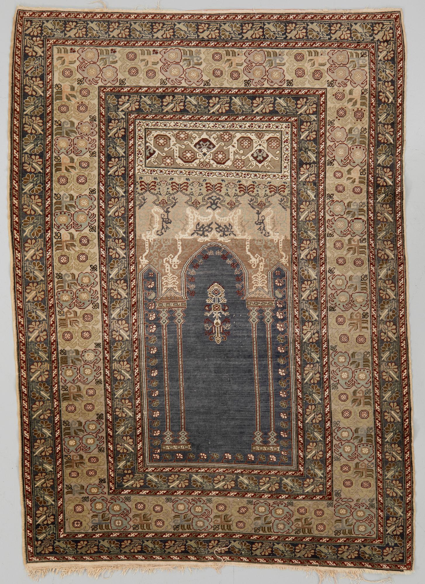 Carpet, oriental, silk, 175 x 125 cm.