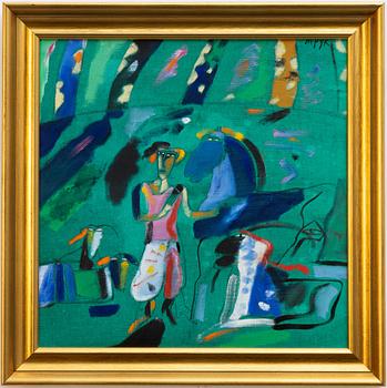 Madeleine Pyk, Man with Horse.
