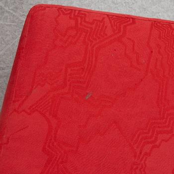 Sofa and footstool, Eilersen, Denmark late 20th Century.