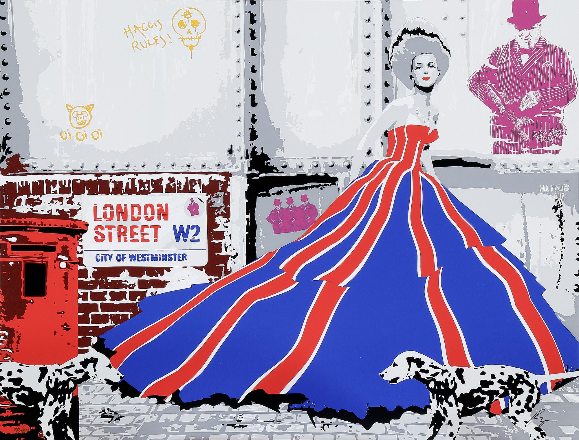 RICHARD RYAN, mapp med 4 stycken silkscreentryck, "London by Ryan". Signerade och numrerade 90/350.