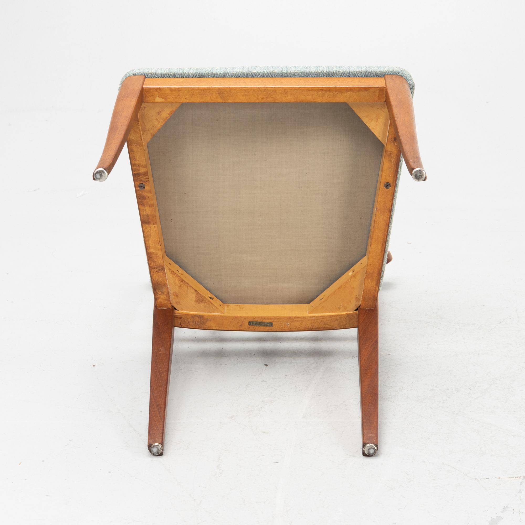 Carl Malmsten, six 'Pyramid' chairs, second half of the 20th century.