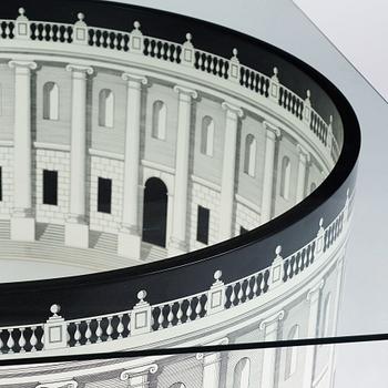 Piero Fornasetti, soffbord, "Architettura", Fornasetti, Milano, Italien 2008.
