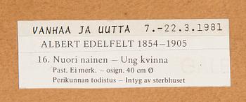 Albert Edelfelt, Nuori nainen.