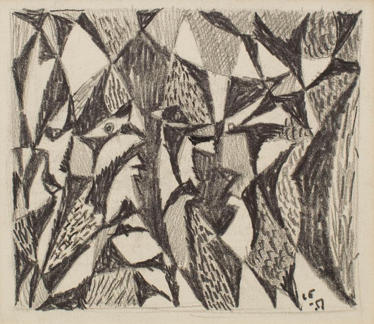 LARS ENGLUND, Pencil, 2 signed.