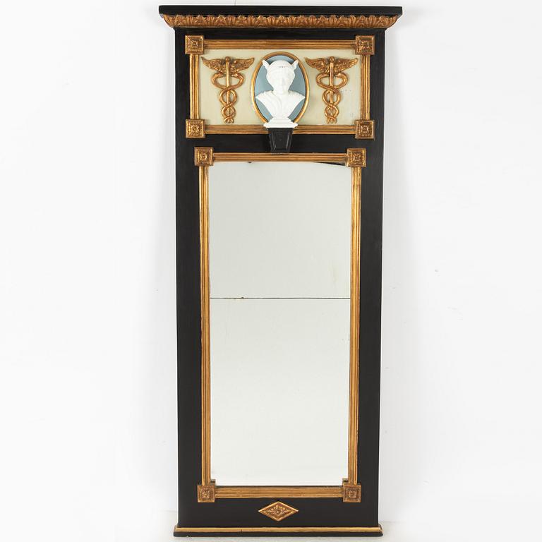 Empire style mirror from around the year 1900.