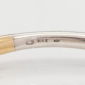 Minas Spiridis, armring, silver, Georg Jensen.