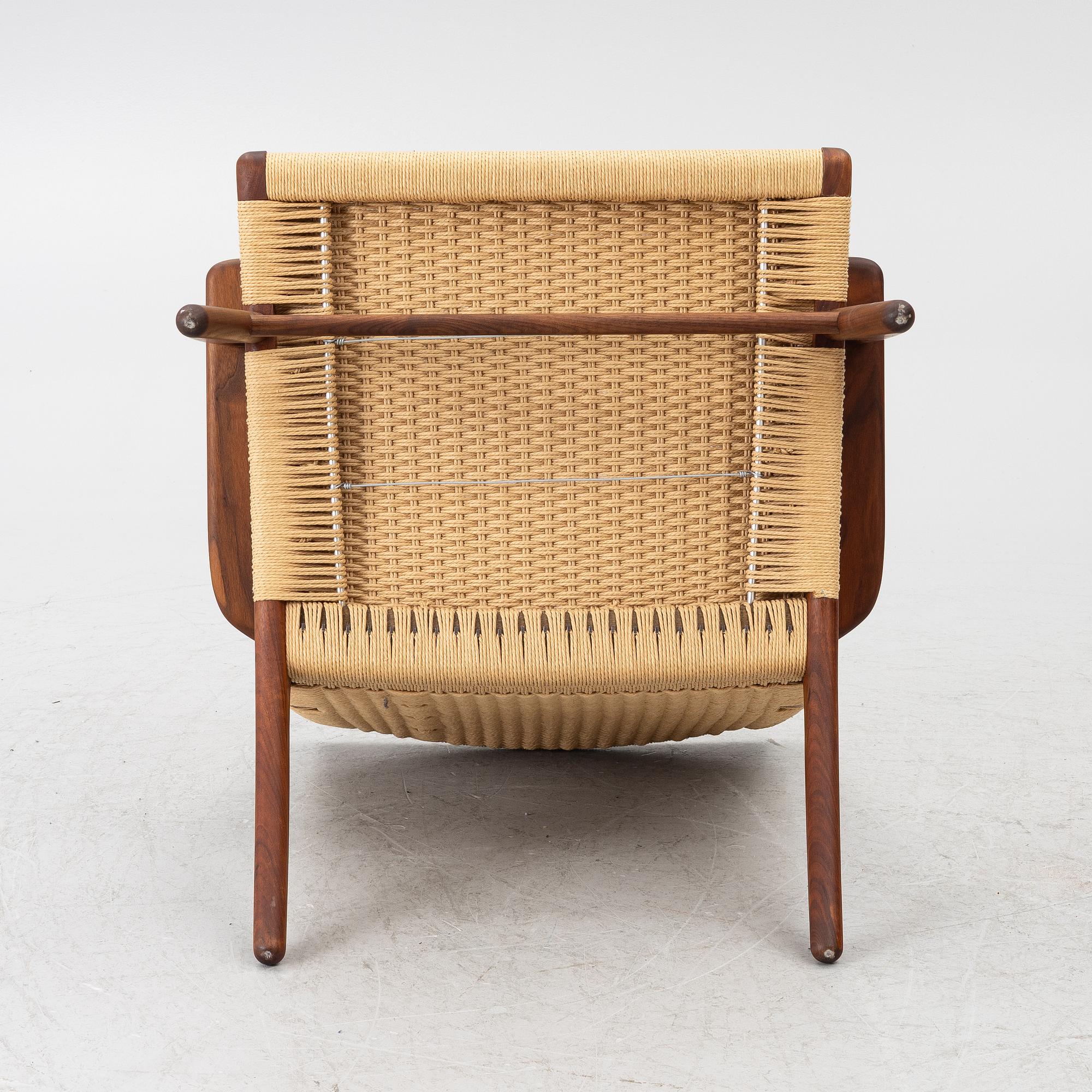 Hans J. Wegner, Armchair, "CH25", Carl Hansen & Søn, Denmark, circa 2020.