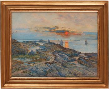 Anna Gardell-Ericson, Sunset over the archipelago.