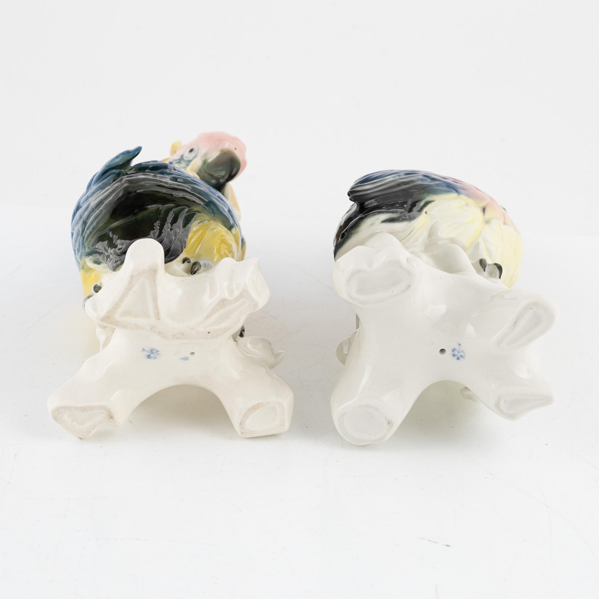 Figuriner, 2 st, porslin, Karl Ens, Tyskland, 1900-tal.