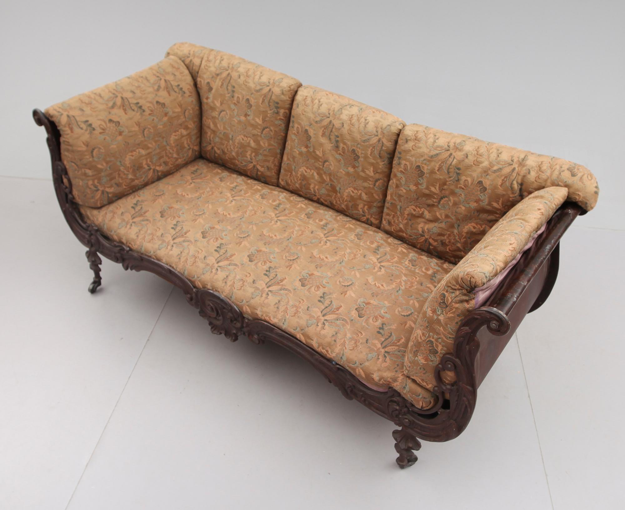 DAGBÄDD, senempire, 1800-talets mitt.