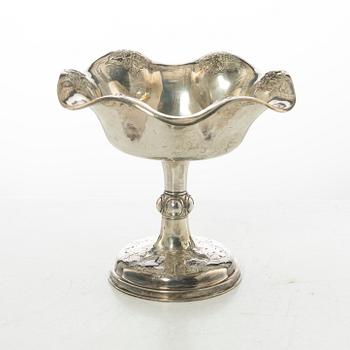 Gustav Dahlgren, bowl on foot, silver, Malmö 1862.