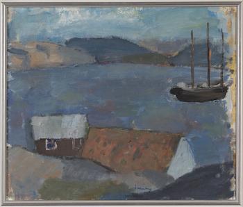 Åke Winnberg, oil on canvas. signed.