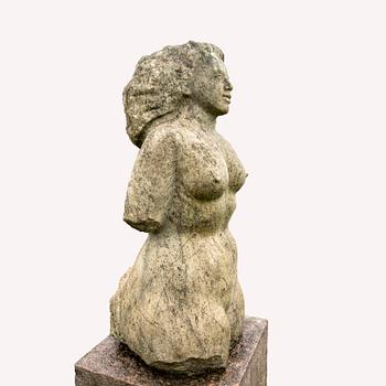 Arvid Källström, a signed stone sculpture.