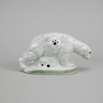 A polarbear porcelain lantern.