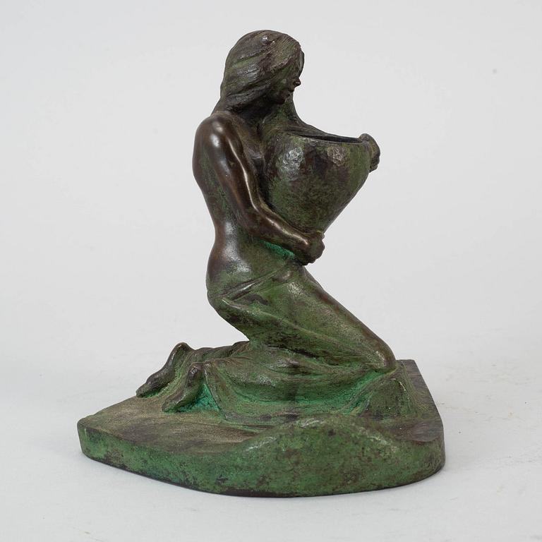 JENNI LAGERBERG, sculpture, bronze, signed.