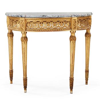 511. A Louis XVI late 18th century console table.