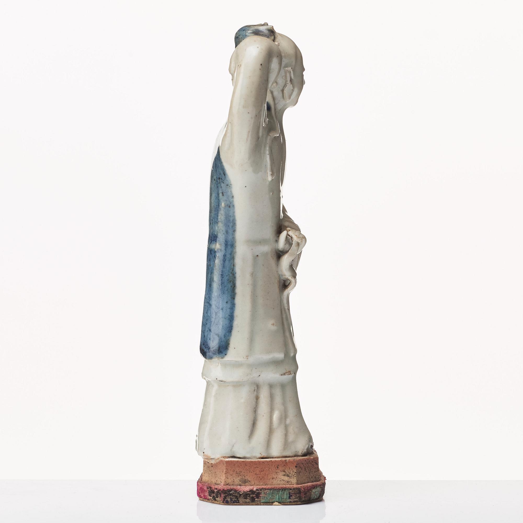 Figurin, blanc de chine. Qingdynastin, 1700-tal.