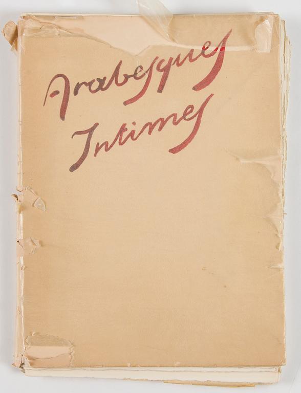 Alméry Lobel-Riche, kansio eroottisia etsauksia, "Arabesques Intimes".