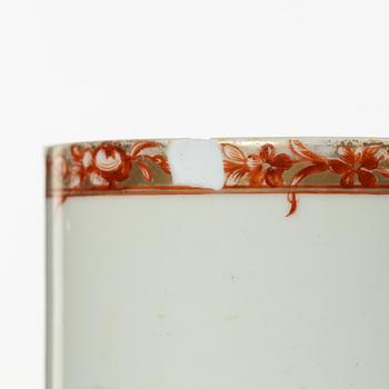 Servisdelar, fyra stycken, kompaniporslin, Kina, Qingdynastin, 1700/1800-tal.