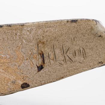 Michael Schilkin, a stoneware sculpture, signed Schilkin.