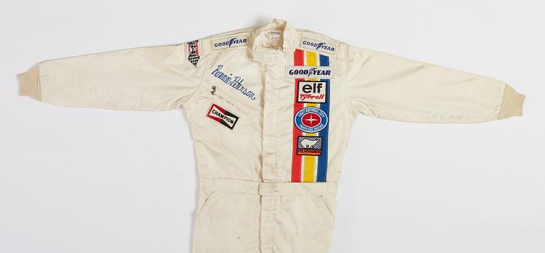 Ronnie Peterson's racing suit from 1977.