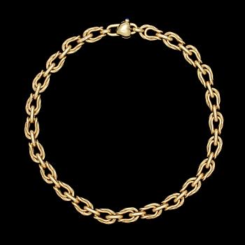 117. NECKLACE, gold chain. Italy. Weight 62,4 g.