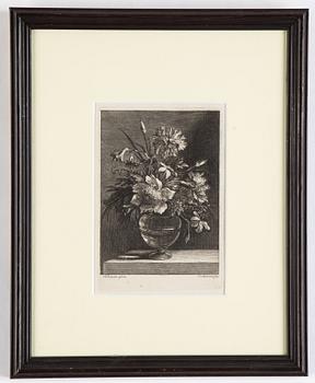 Engravings, a pair by Jacobus Coeleman (1654-1732) after Nicolas Baudesson (1611-1680).