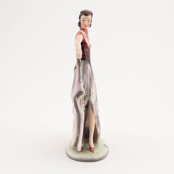 Stefan Dakon, a creamware figurine 'Susette', Goldscheider, Austria, 1930s/40s.