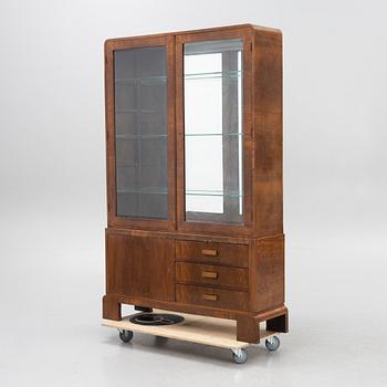 A 1920's/30's display cabinet.