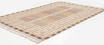 Barbro Nilsson, a carpet, 'Salerno grå', ('Kristianstad'), flat weave, ca 356 x 236 cm, signed AB MMF BN.