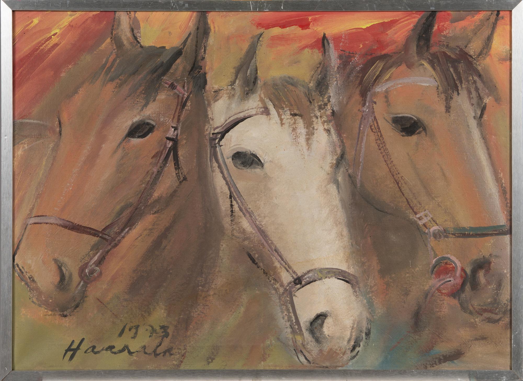 OLAVI HAARALA, oil on canvas, signed and dated 1973.
