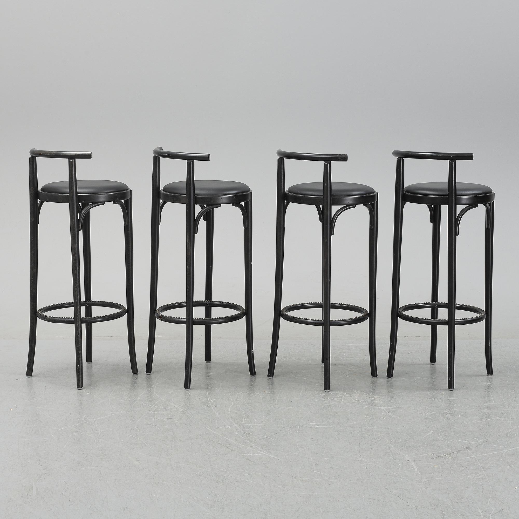 A set of four 'Linus' bar stools, Gemla, 1996/1997.
