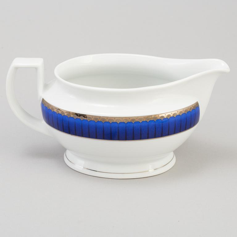 A set of 93 p, tableware. "Christineholm" or "Marianne Royal Blue", Millennium, design Sigvard Bernadotte, 21th century.