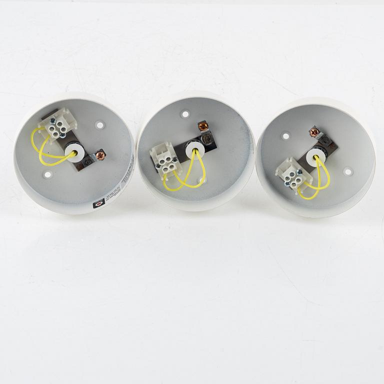 A set of three wall lamps, by Jonas Bohlin, "Star", Örsjö Lighting.