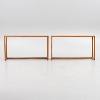 A pair of contemporary side tables from Karl Adnersson och söner.