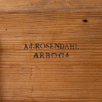 A tilt-top table by Anders Jacob Rosendahl (active in Arboga 1762-1836).