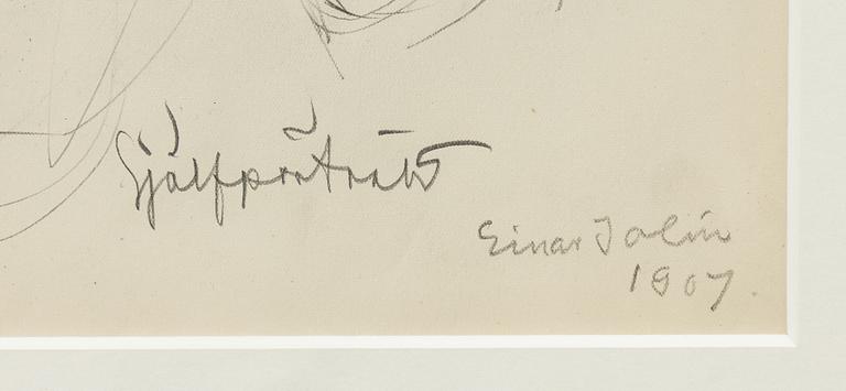 Einar Jolin, "Självporträtt".